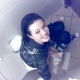 A cute Czech girl is video-recorded trying to shit while sitting on a toilet in a public restroom. No audible pooping sounds.